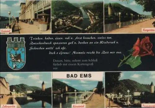 Bad Ems - u.a. Kurgarten - ca. 1970