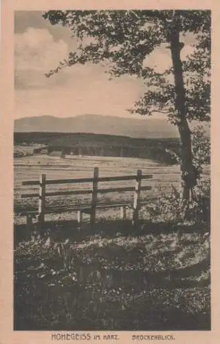 Schierke - Hohegeiss - Brockenblick - ca. 1955