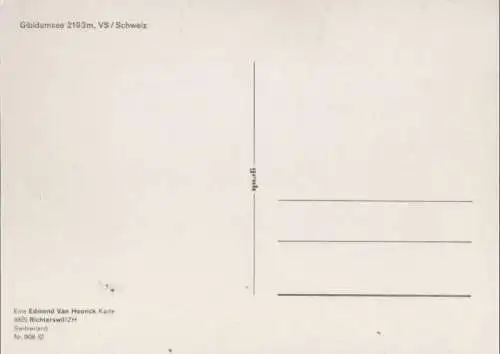 Schweiz - Gibidumsee - Schweiz - Ansicht