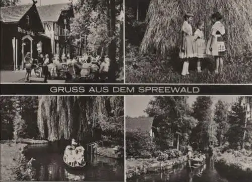 Spreewald - mit 4 Bildern - ca. 1975