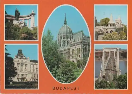 Ungarn - Ungarn - Budapest - mit 5 Bildern - ca. 1975