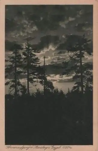 Auersberg - Sonnenaufgang - ca. 1940