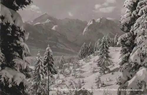 Zugspitzgruppe b. Garmisch-Partenkirchen - Kramerplateauweg - 1964