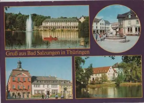 Bad Salzungen - u.a. Rathaus und Cafe Bein - 1991