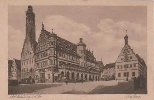 Rothenburg Tauber - Rathaus - ca. 1935