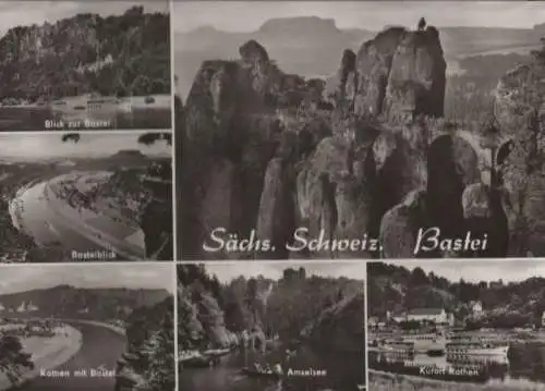 Sächsische Schweiz - Bastei, u.a. mit Amselsee - 1972