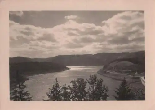 Hohenwarte-Stausee - Blick auf den See - 1957