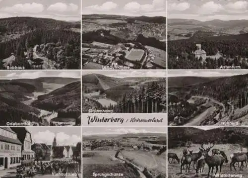 Winterberg - u.a. Luftaufnahme - ca. 1965