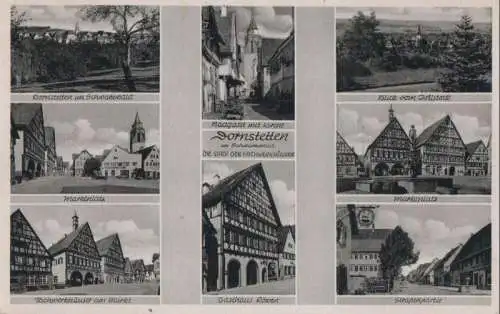 Dornstetten - u.a. Marktplatz - 1952