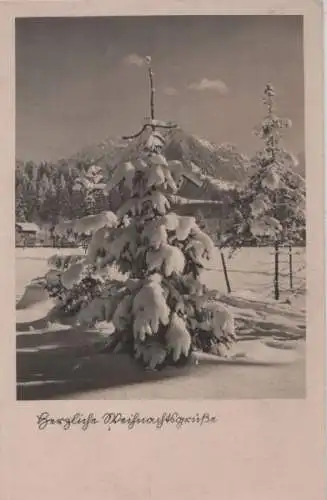 Herzliche Weihnachtsgrüße - Winterlandschaft