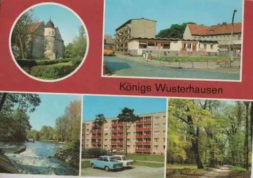 Königs Wusterhausen - u.a Kaufhalle, Potsdamer Straße - 1988