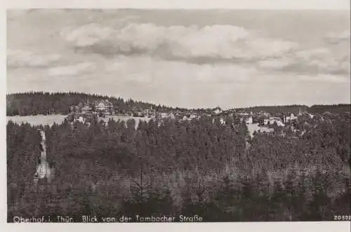 Oberhof - Blick von Tambacher Straße