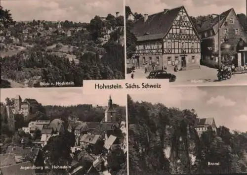 Hohnstein - u.a. Markt - 1964