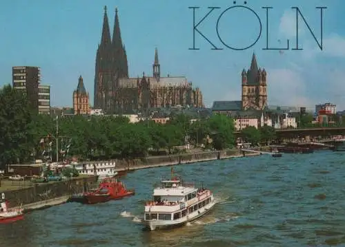 Köln - Heumarkt mit Dom - ca. 1975