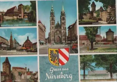 Nürnberg - u.a. St. Lorenz-Kirche - 1974