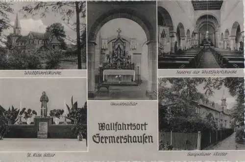 Rollshausen-Germershausen - u.a. Augustiner-Kloster - 1956