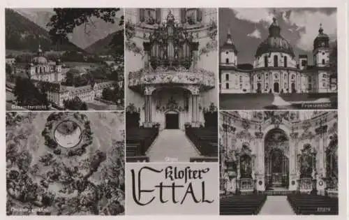 Kloster Ettal - u.a. Orgel - ca. 1955