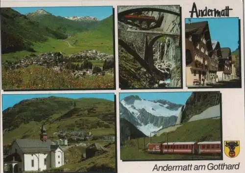 Schweiz - Schweiz - Andermatt - mit Furka-Oberalp-Bahn - 1988