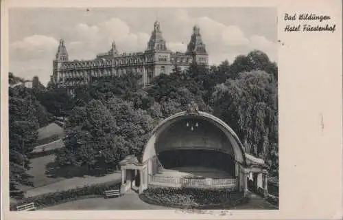 Bad Wildungen - Hotel Fürstenhof - 1952