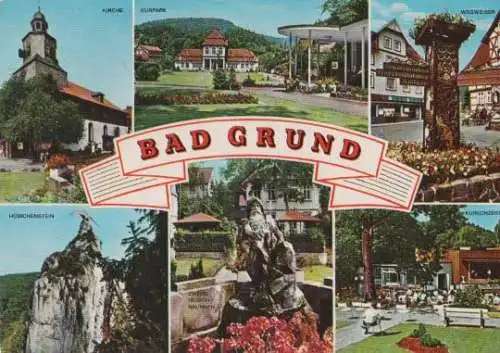 Bad Grund u.a. Wegweiser - 1976