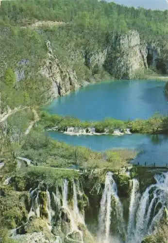 Kroatien - Plitvicka Jezera - Kroatien - Wasserfall