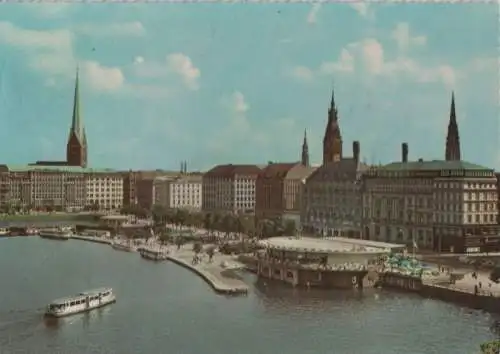 Hamburg - Jungfernstieg - 1962