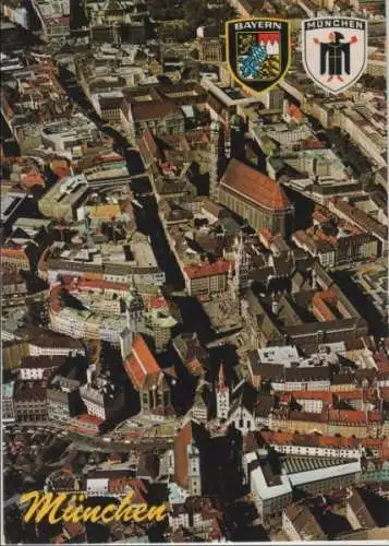 München - Zentrum mit Marienplatz - ca. 1985