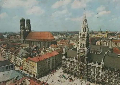 München - Frauenkirche und Rathaus - 1987