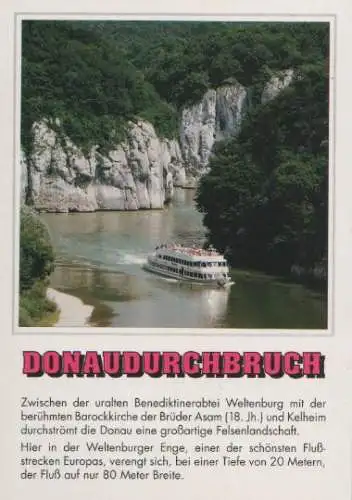 Donaudurchbruch nahe Kelheim - ca. 1985