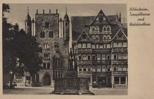 Hildesheim - Tempelherren und Wedekindhaus - ca. 1950