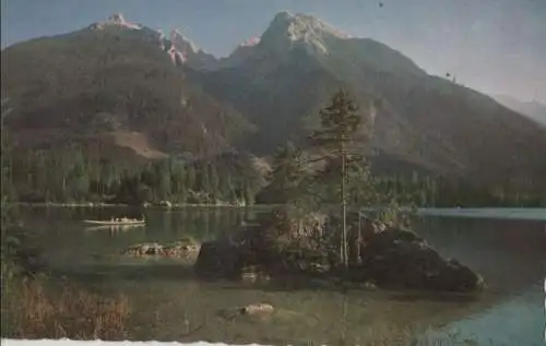 Berchtesgadener Land - Hintersee mit Hochkalter - ca. 1965