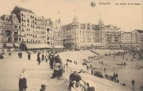 Belgien - Ostende - Belgien - Les Hotels de la Digue