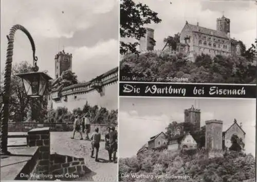 Eisenach - Wartburg, u.a. von Südwesten - 1979