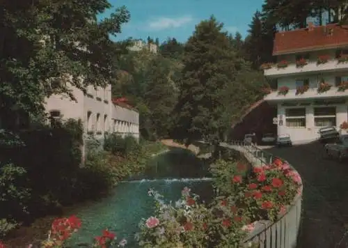 Bad Berneck - Eingang zur Kurpromenade