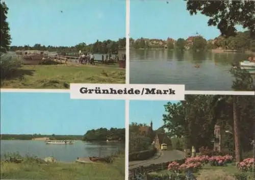 Grünheide - u.a. Werlsee, Fangschleuse - 1974