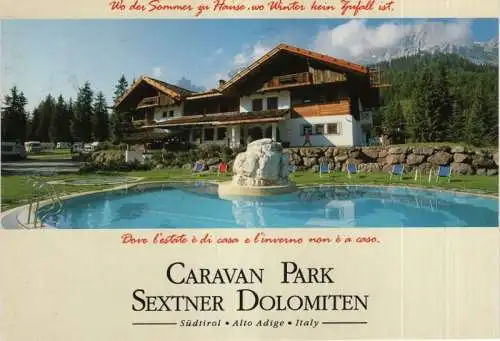 Italien - Sextner Dolomiten - Italien - Caravan Park