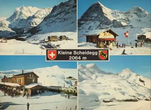 Schweiz - Kleine Scheidegg - Schweiz - 4 Winterbilder