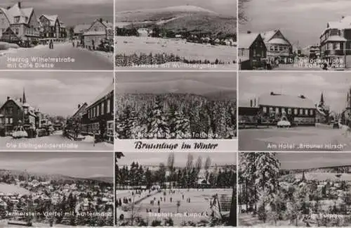 Braunlage - im Winter, u.a. im Kurpark - ca. 1960