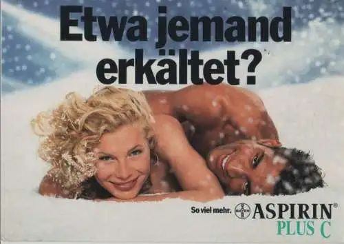 Aspirin Werbung