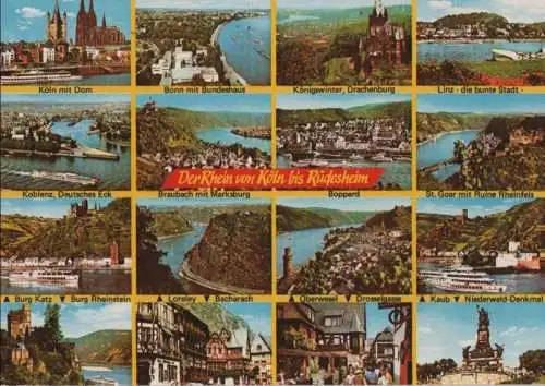 Rhein - von Köln bis Rüdesheim - ca. 1975