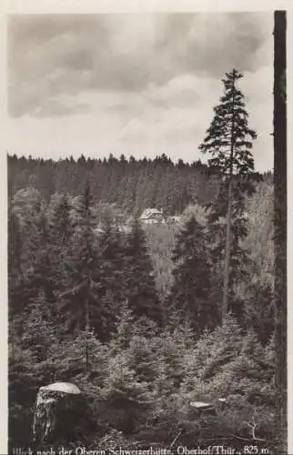 Oberhof - Blick zur oberen Schweizerhütte