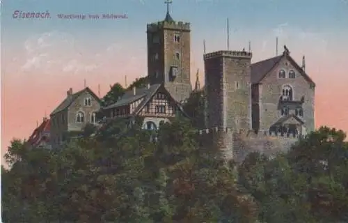 Eisenach - Wartburg von Süd-West - ca. 1935