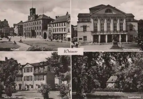 Weimar - u.a. Rathaus - 1961