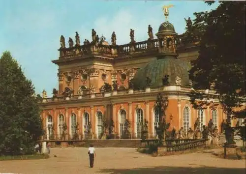 Potsdam, Sanssouci - Neues Palais, Gartenansicht - 1985