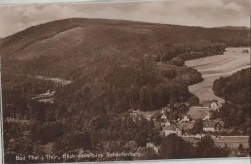 Ruhla-Thal - Blick von Ruine Scharfenberg - ca. 1930