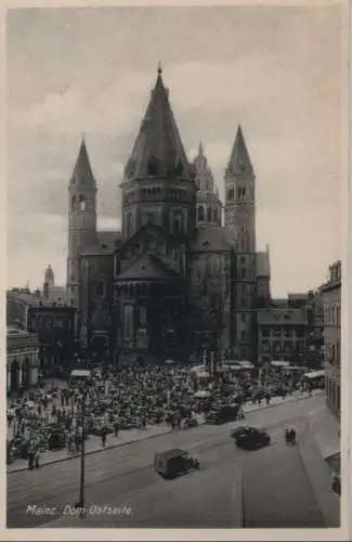 Mainz - Dom, Ostseite - ca. 1955