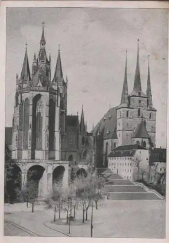 Erfurt - Dom und Severi - ca. 1950