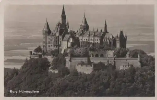 Burg Hohenzollern bei Bisingen - ca. 1955