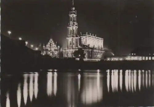 Dresden - Kath. Hofkirche u. Italienisches Dörfchen - 1961