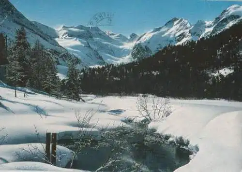 Schweiz - Schweiz - bei Morteratsch - Wintermorgen - 1981